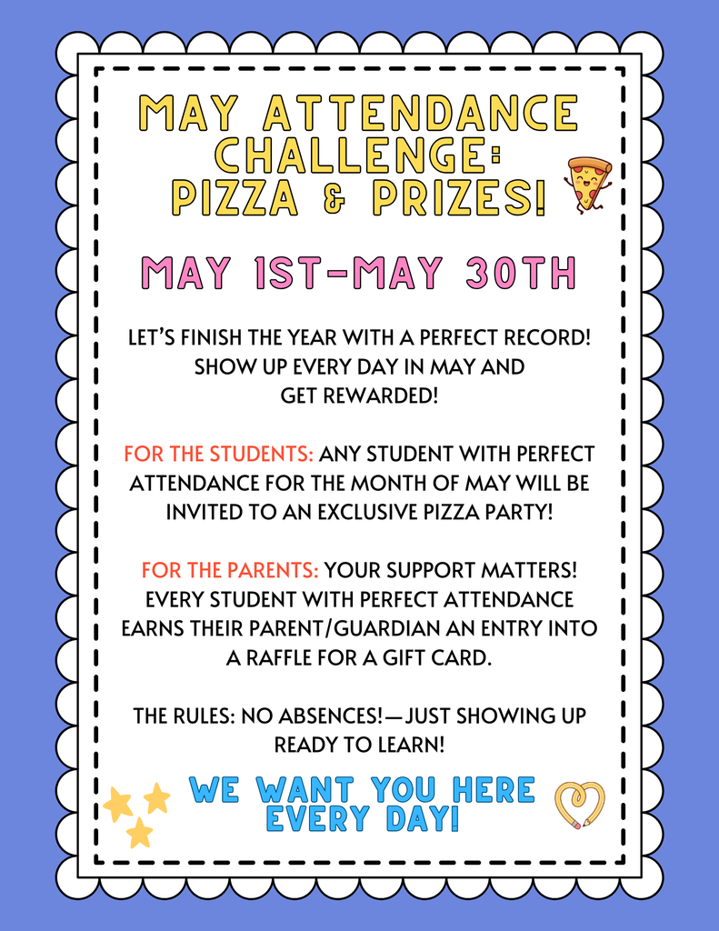 Perfect Attendance Flyer