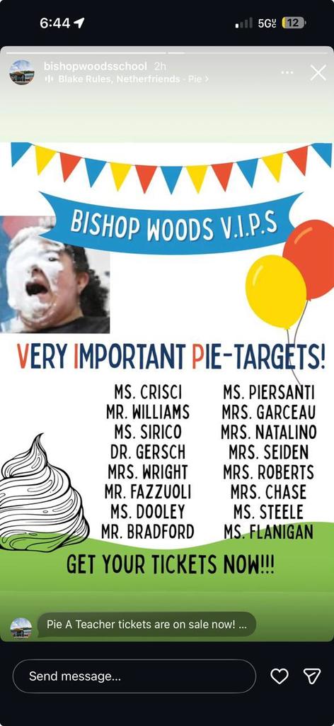 Pie A Teacher teachers