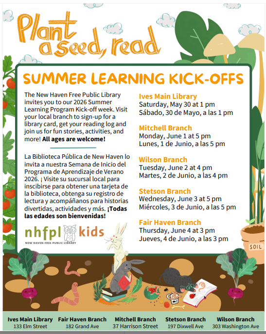 NHPL Summer Reading 2026 kick off events