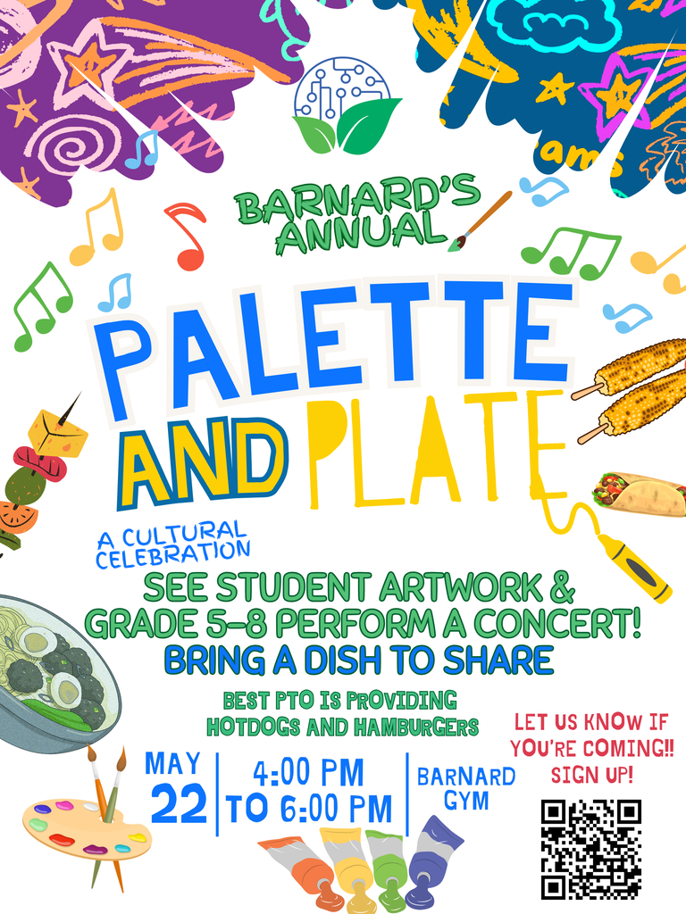 palette and plate