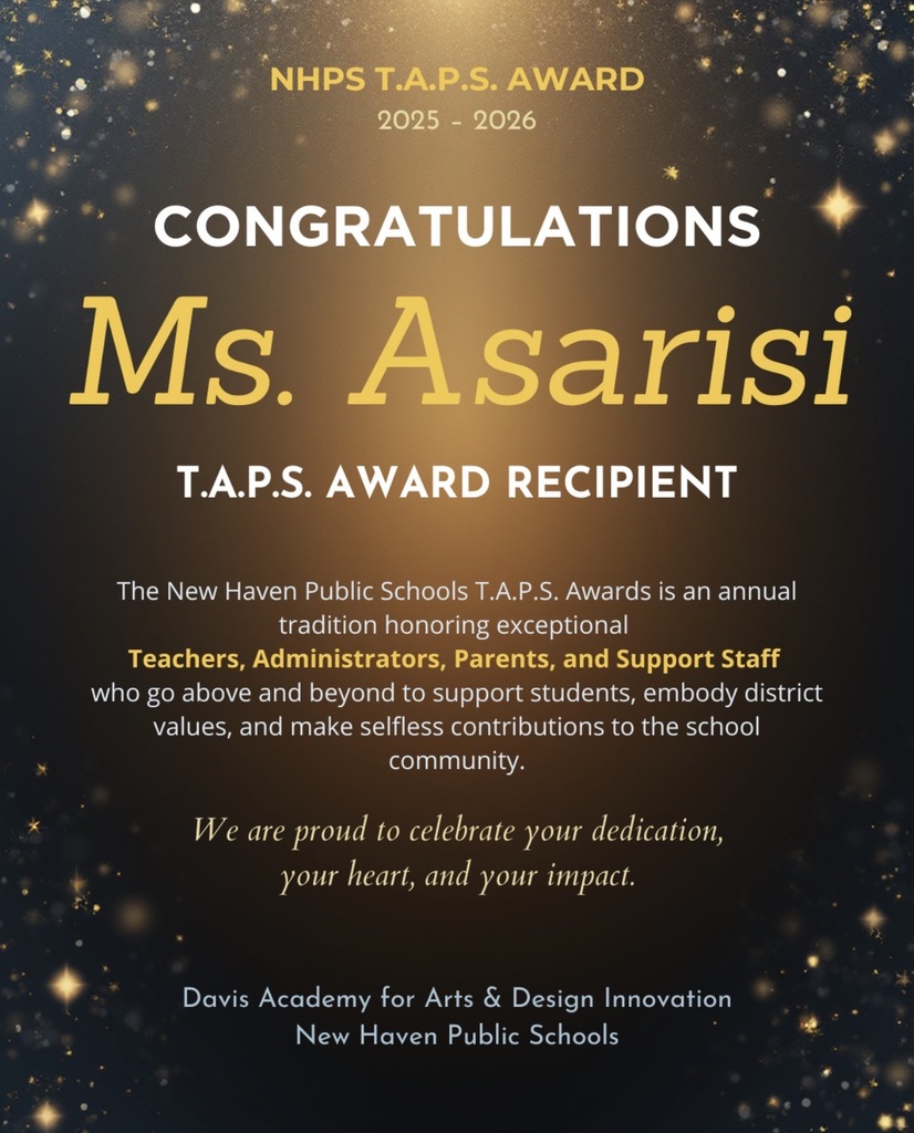 Congratulations to Ms. Asarisi!