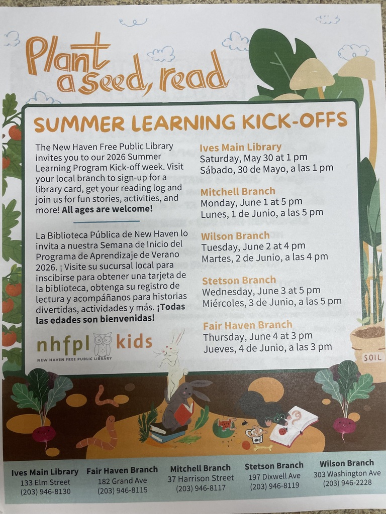 New Haven Free Public Library Program for Kids 