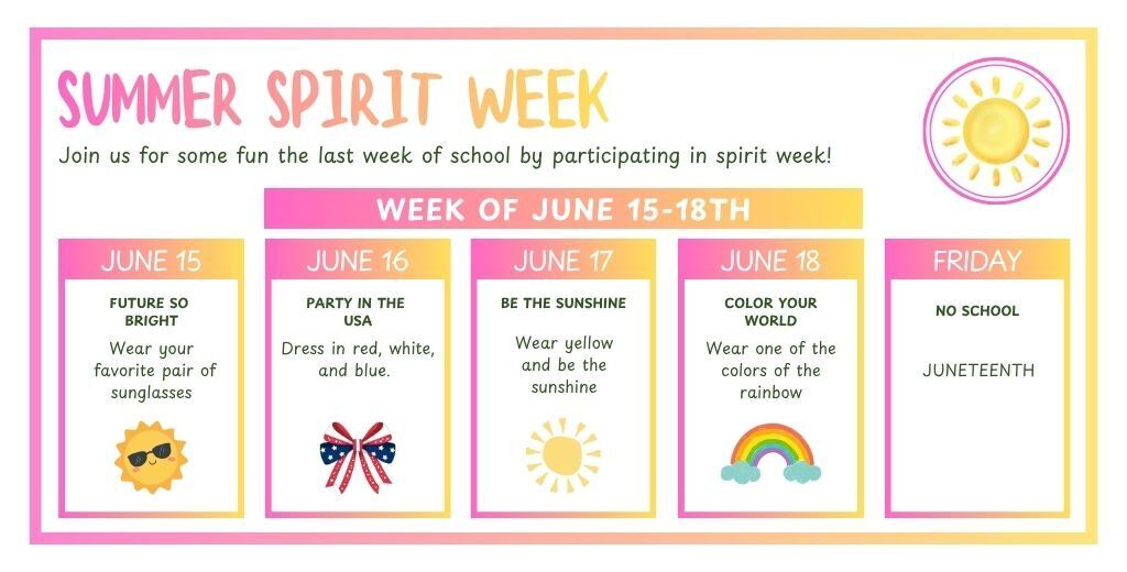 Summer Spirit Week 