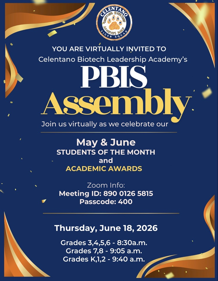 PBIS & Academic Awards happening TODAY 🎉