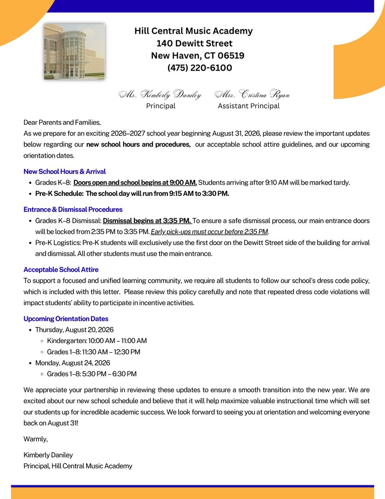 Parent Letter - Summer '26 En