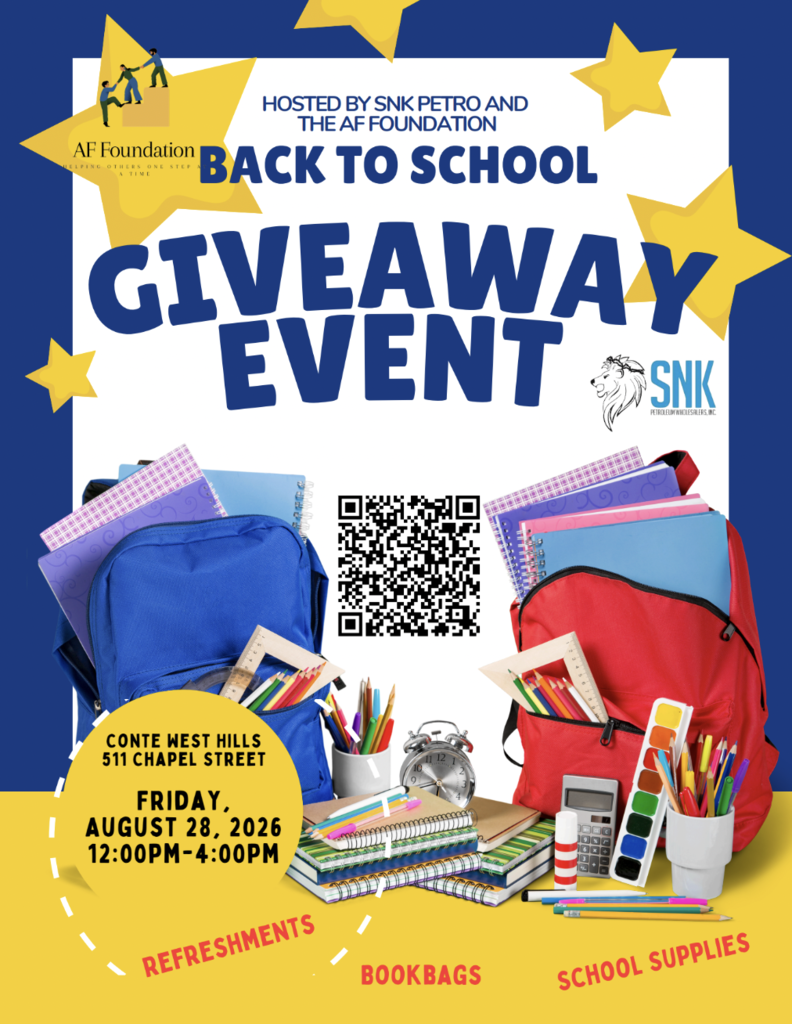 26-27 Conte Back to School Give Away Event