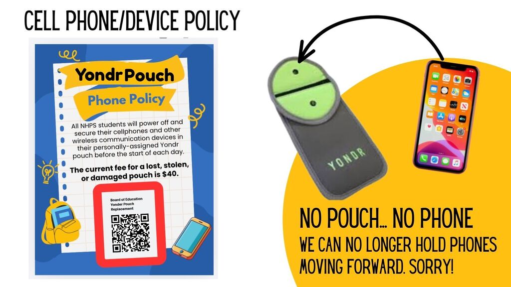 Yondr Pouch Reminders