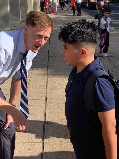 mayor and student