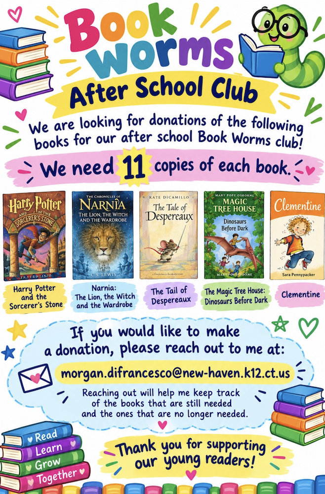 book donation flyer