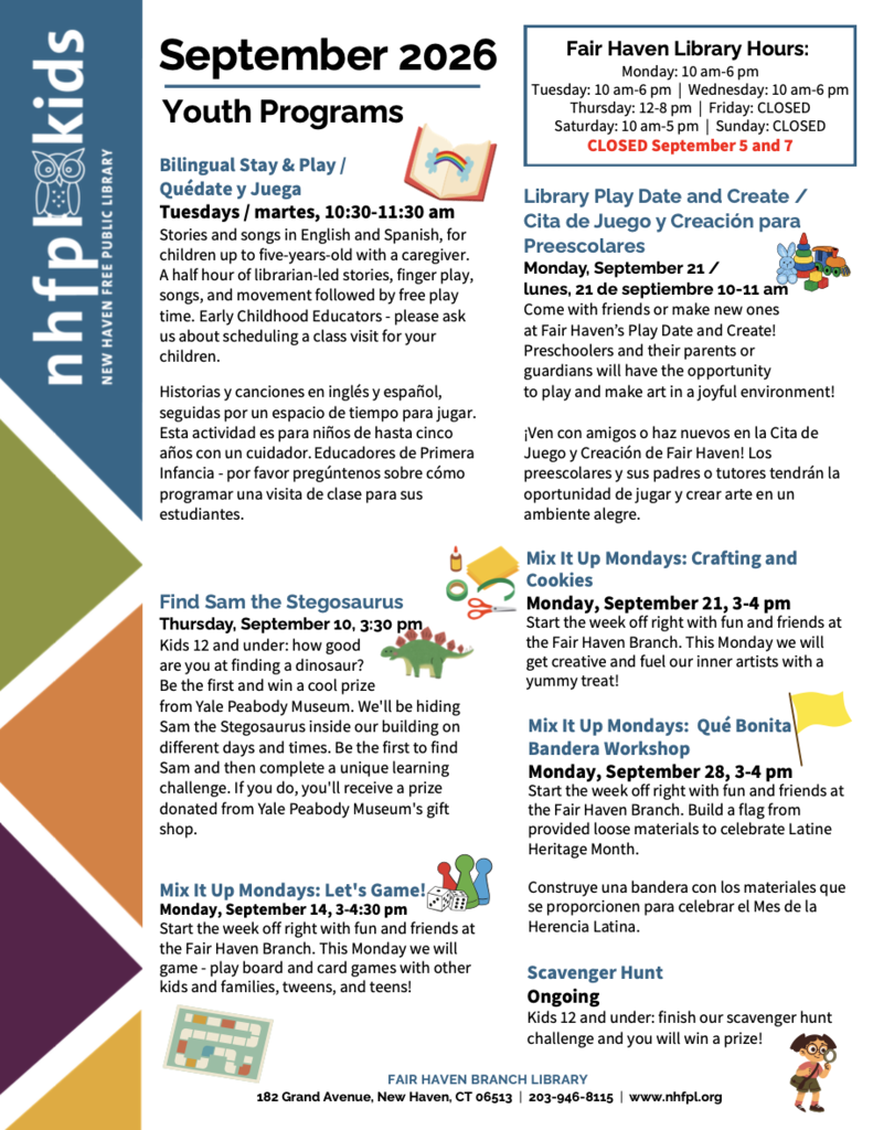 New Haven Library Programs 
