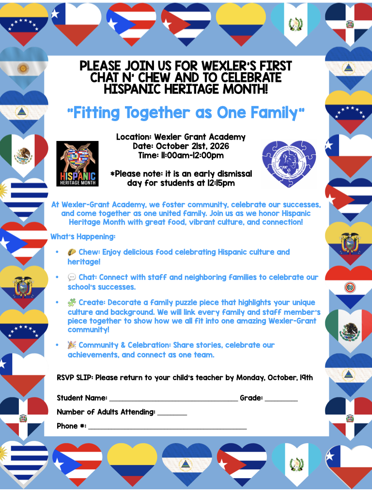 Join us for our Hispanic Chat n' Chew!