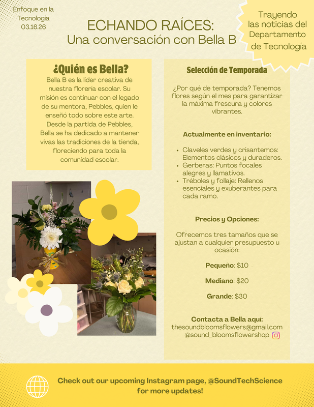 Spanish Tech Focus Newsletter - NURTURING THE ROOTS- By: Jaylenne 