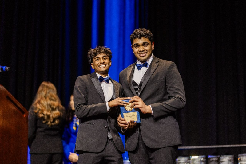 Saket Aliminate (right): State Vice President