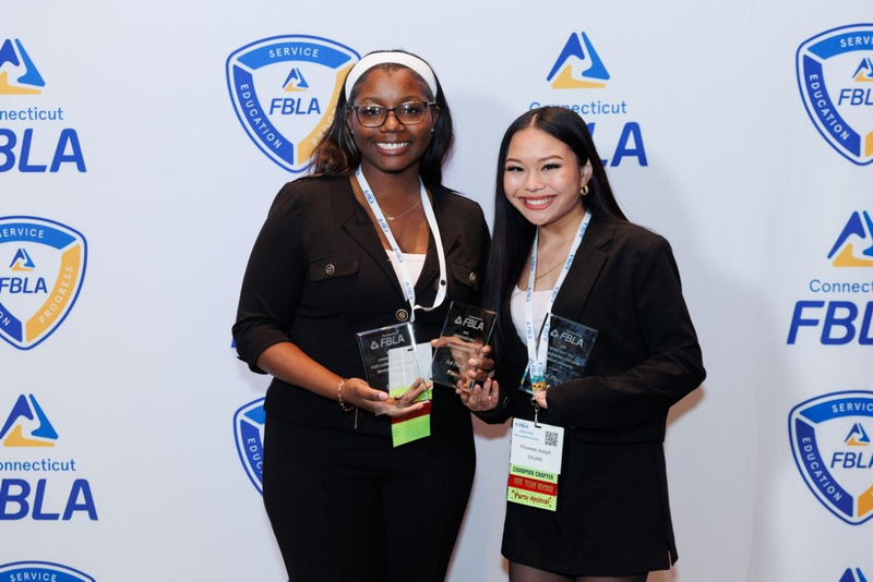 Gabby Constance (left) and Phoemela Joseph (right)