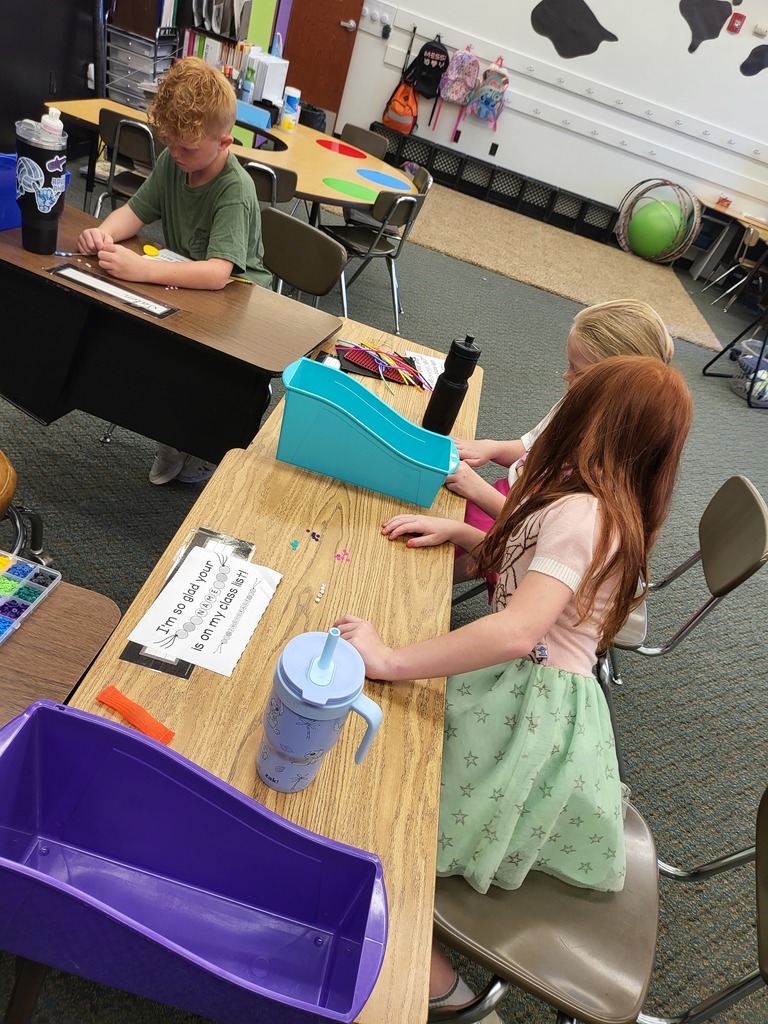 Bracelets beads name 1st day of school