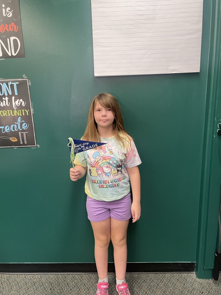 child with flag