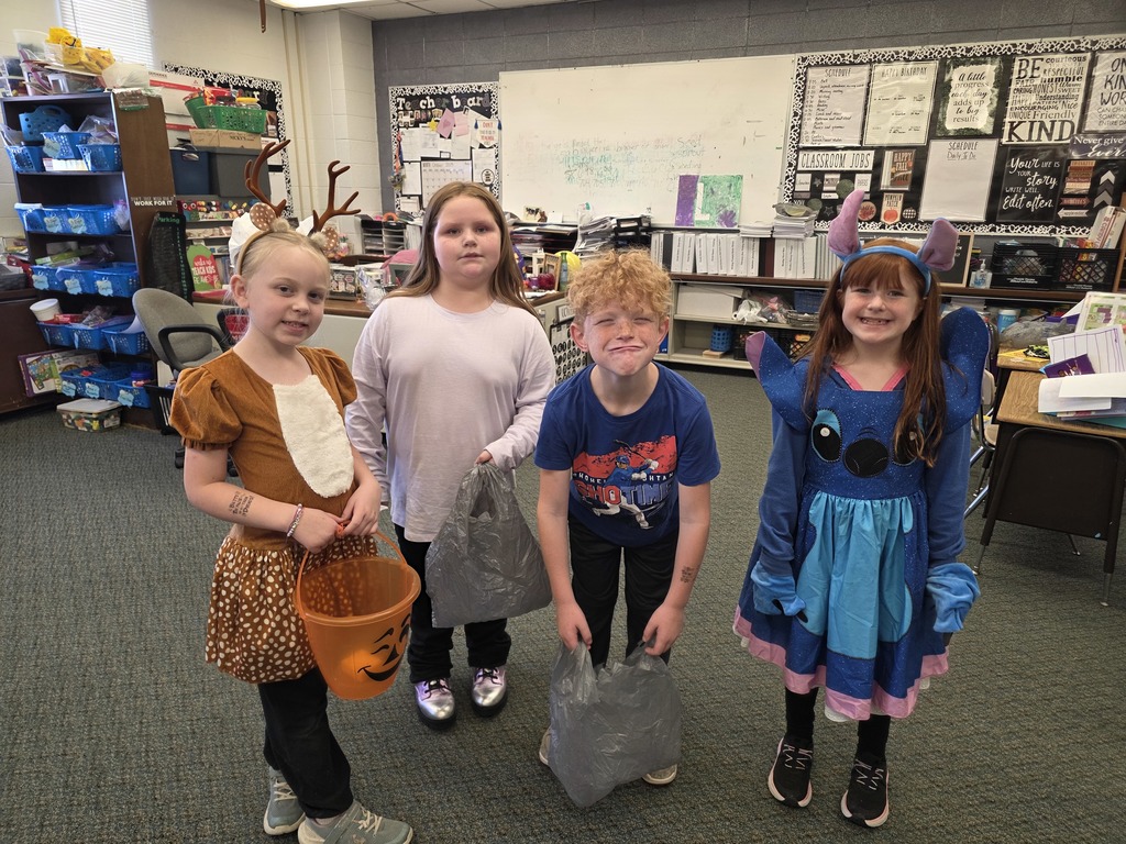 Halloween trick or treating candy fun parade