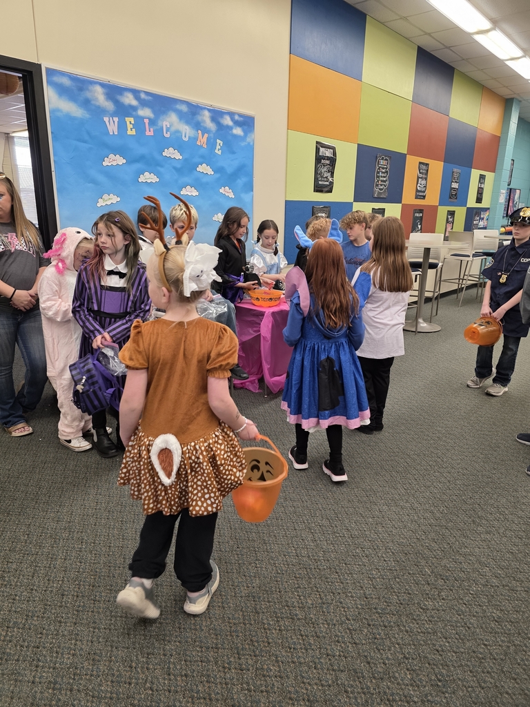 Halloween trick or treating candy fun parade