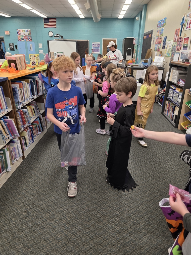 Halloween trick or treating candy fun parade