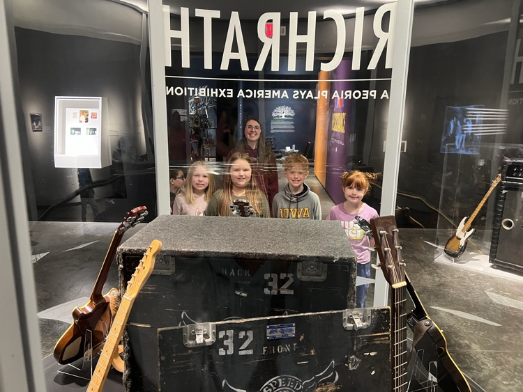 RICHRATH Exhibit: examines the careers of world-renown Peorians and Gary Richrath’s musical years. 