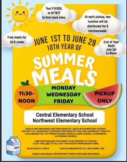 Summer Meal Information