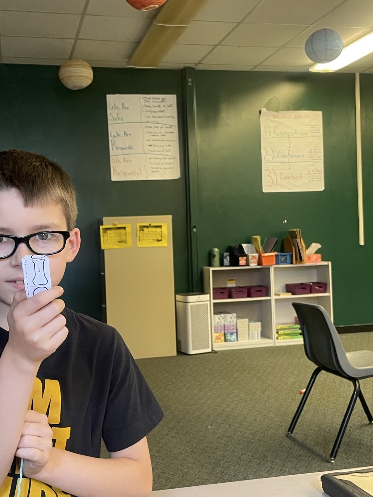 student with paper