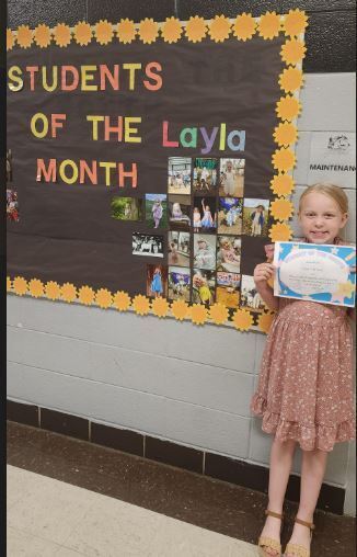 Layla Schreiner Student of the Month