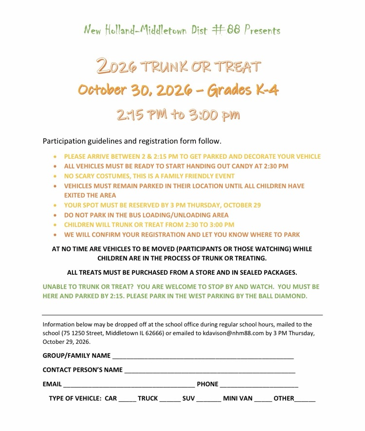 Trunk or Treat