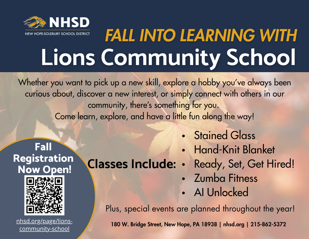 Lions Community School Graphic
