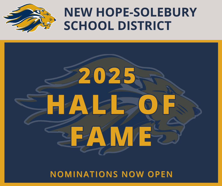 Hall of Fame Nomination with Lion Head as background