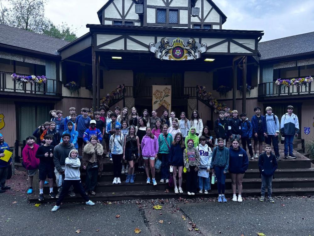7th grade students at Pa Renaissance Faire
