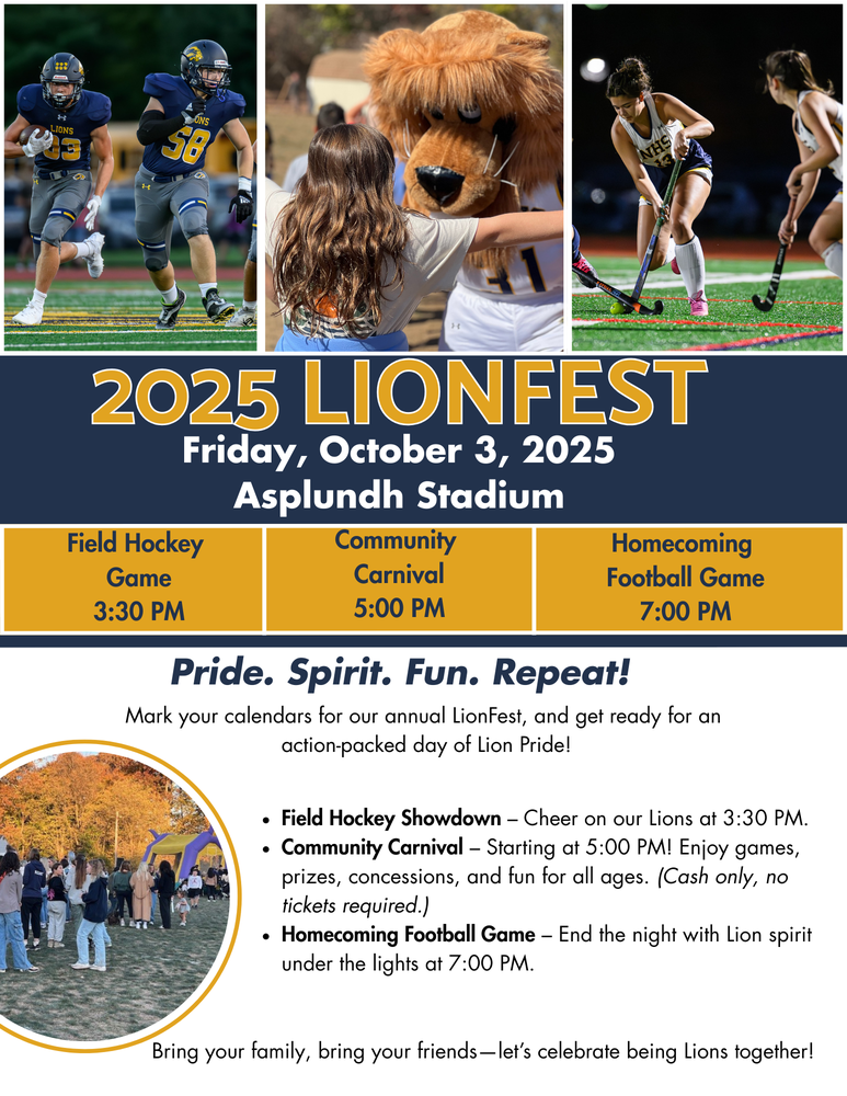 LionFest Flyer