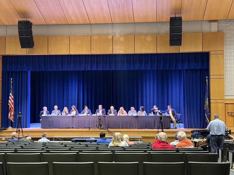 group of panelist on a stage