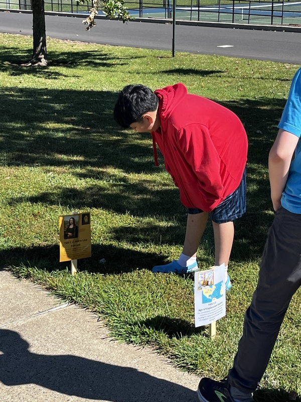 7th Grade Timeline Activity