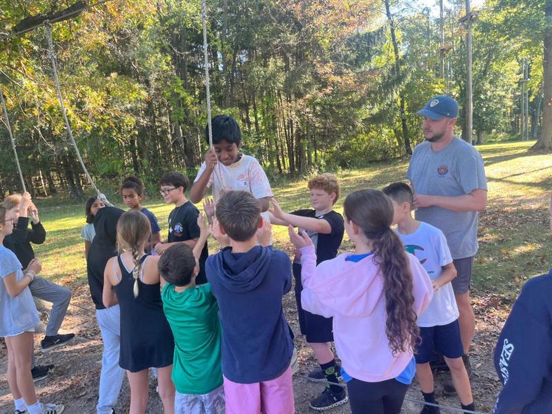 6th graders  at Camp America