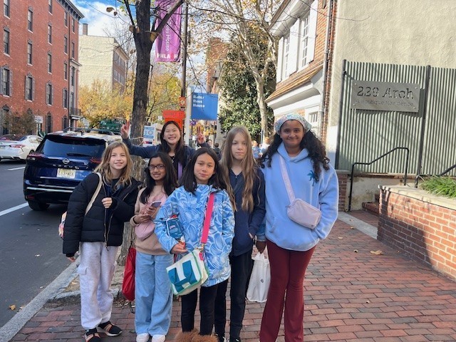 6th graders in Old City Phila