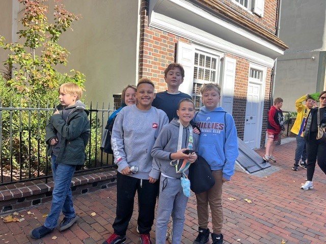 6th graders in Old City Phila