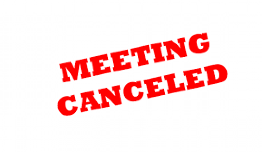 mtg canceled