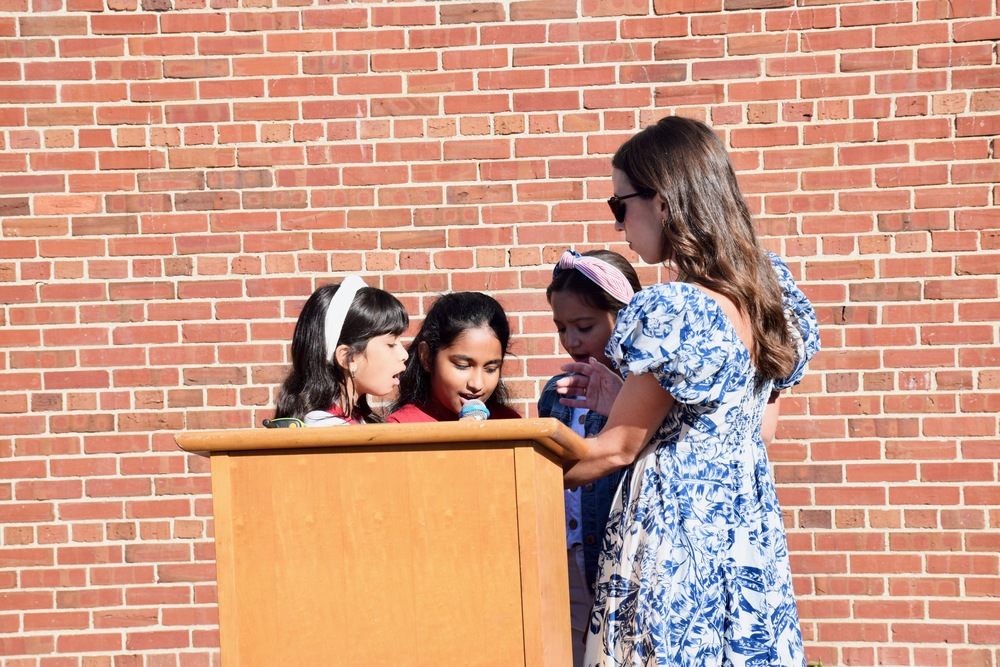 students speaking