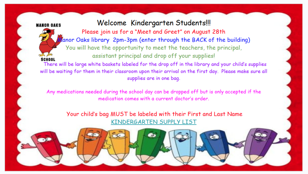 Kindergarten Meet & Greet