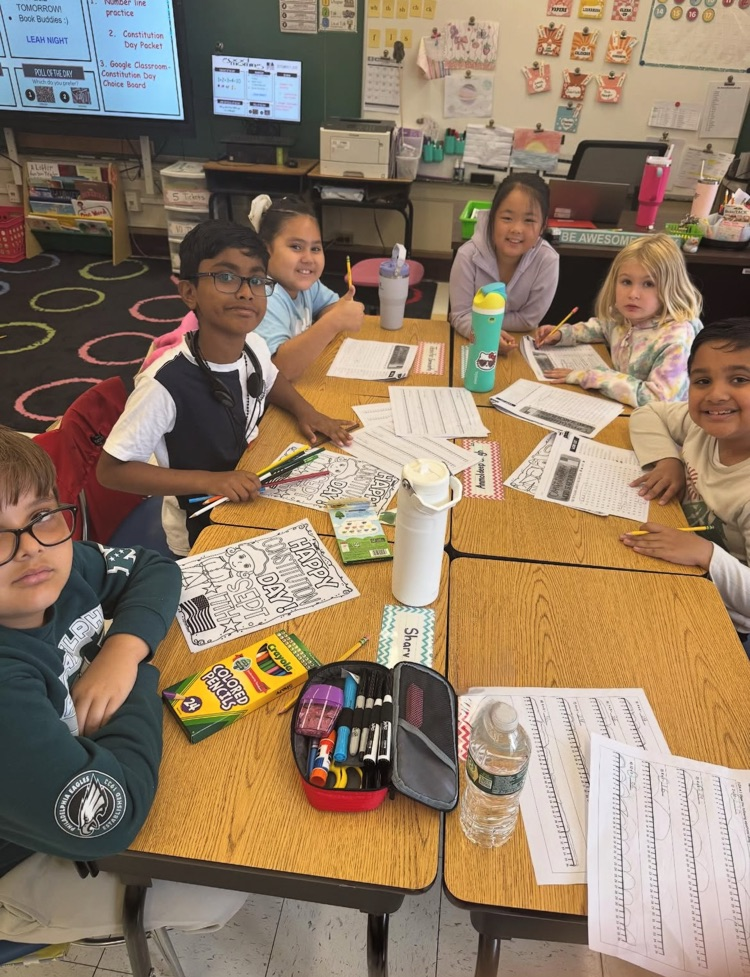 kids celebrating constitution day