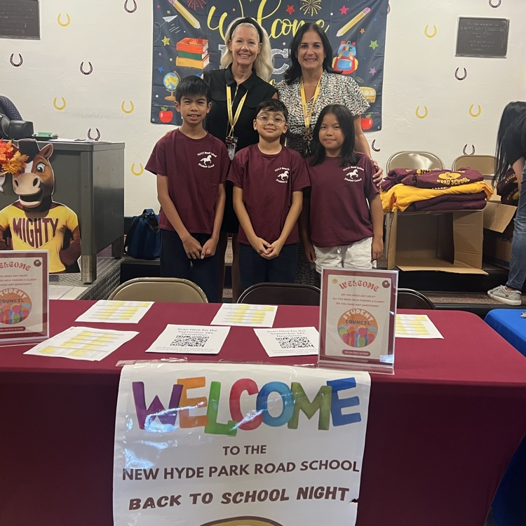 students and staff and back to school night