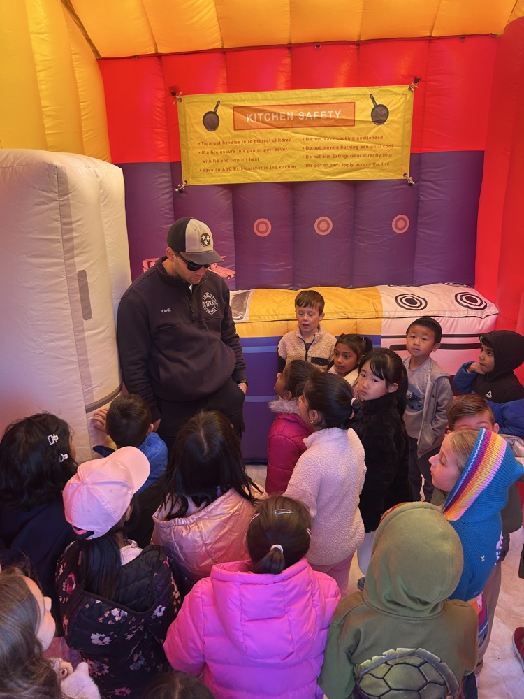 kids with the fire department