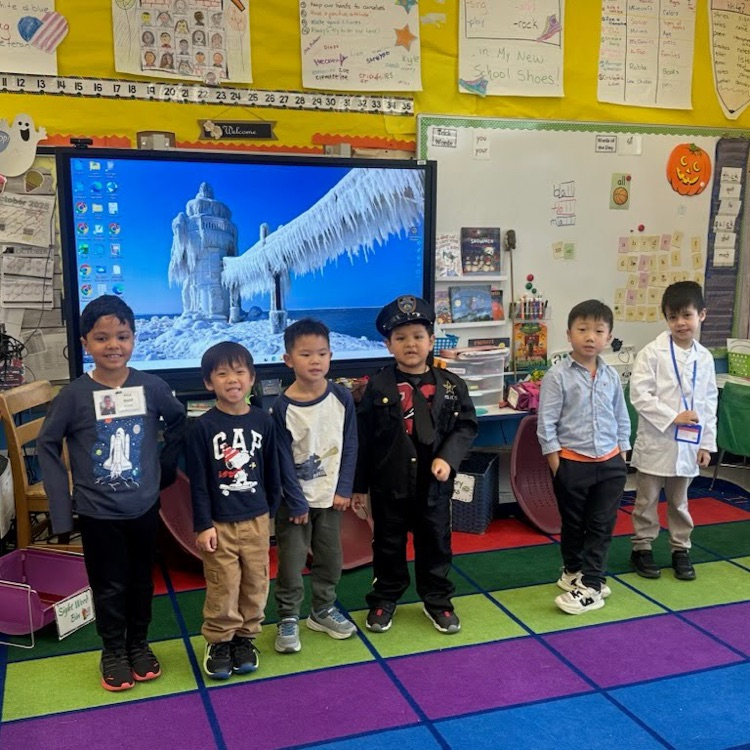 kids dress up like what they wanna be when they grow up