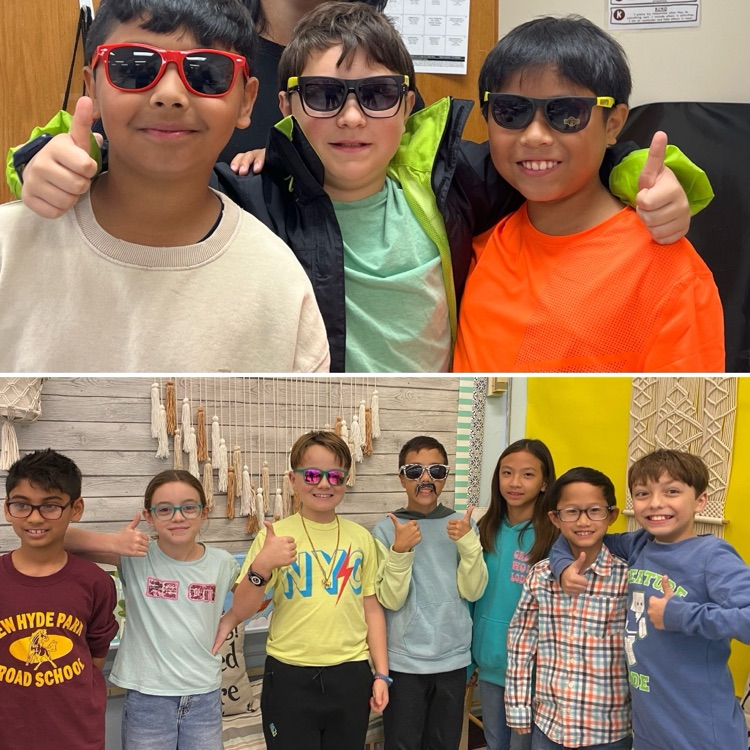 kids wearing neon colors and shades