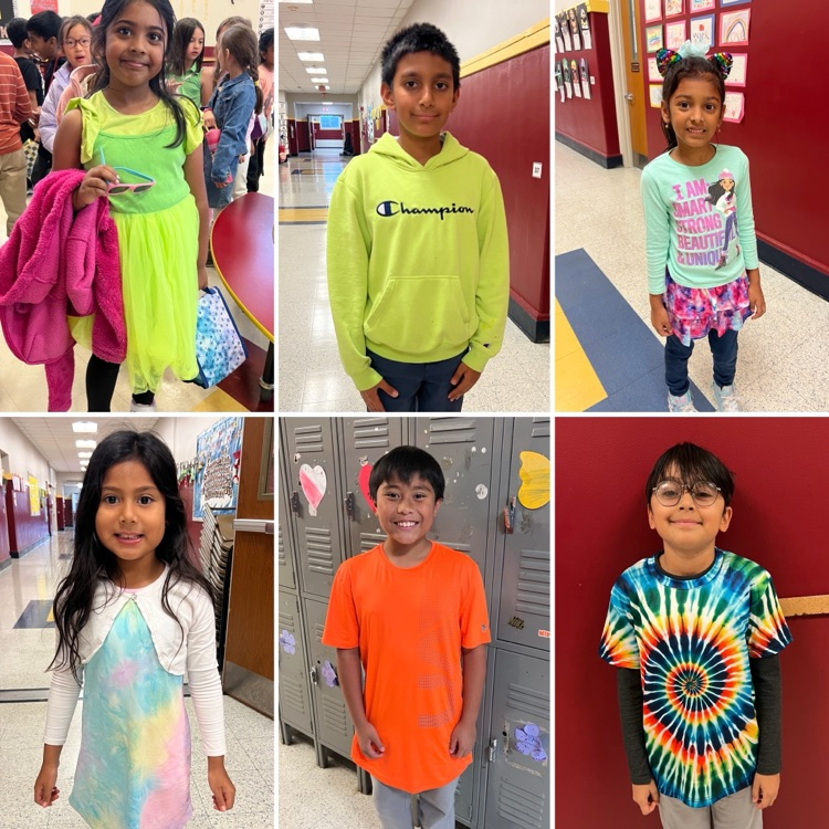 kids wearing neon colors and shades