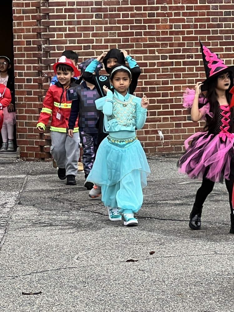 kids in costume