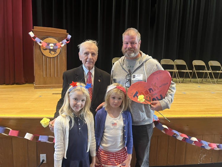 Two veterans and two kids