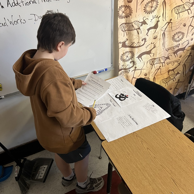 kids working on a project