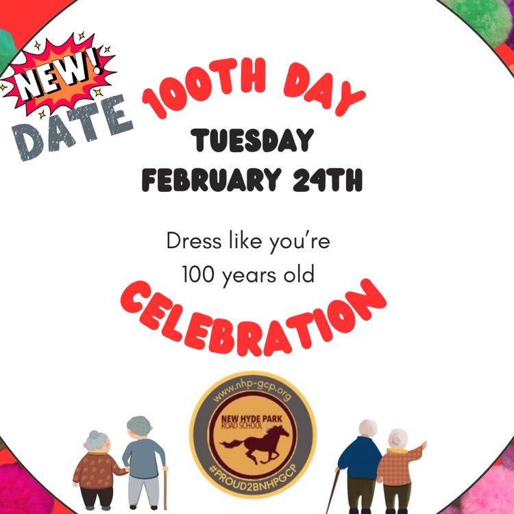 New date - 100th day of school February 24